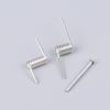 4Pcs Large Hair Jaw Clips Special Accessories Steel Torsion Spring Special Torsion Spring V-Spring For Hairpin Spring Clip