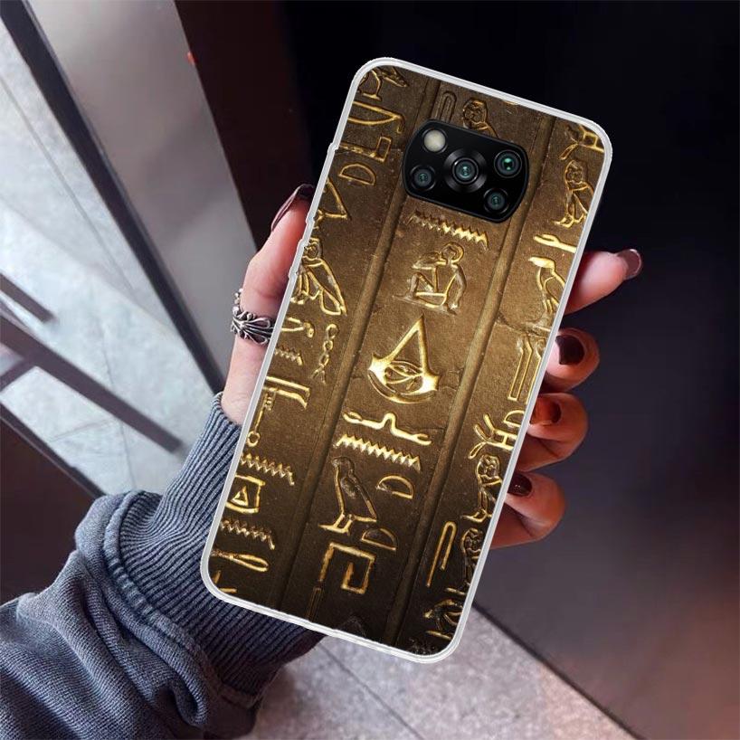 

Єгипет Нефертіті Анубіс Анх Фараон Чохол для телефону для Xiaomi Poco X7 X6 X5 Pro F7 Ultra Redmi 15C 15 13 13C 12 12C 10 10A 10C 9 9A Redmi 13C