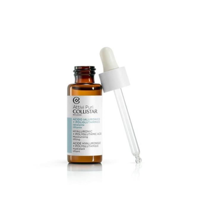 Sérum visage - Collistar - Attivi Puri - Hydratant - Acide Hyaluronique - Effet Lifting 30 ml