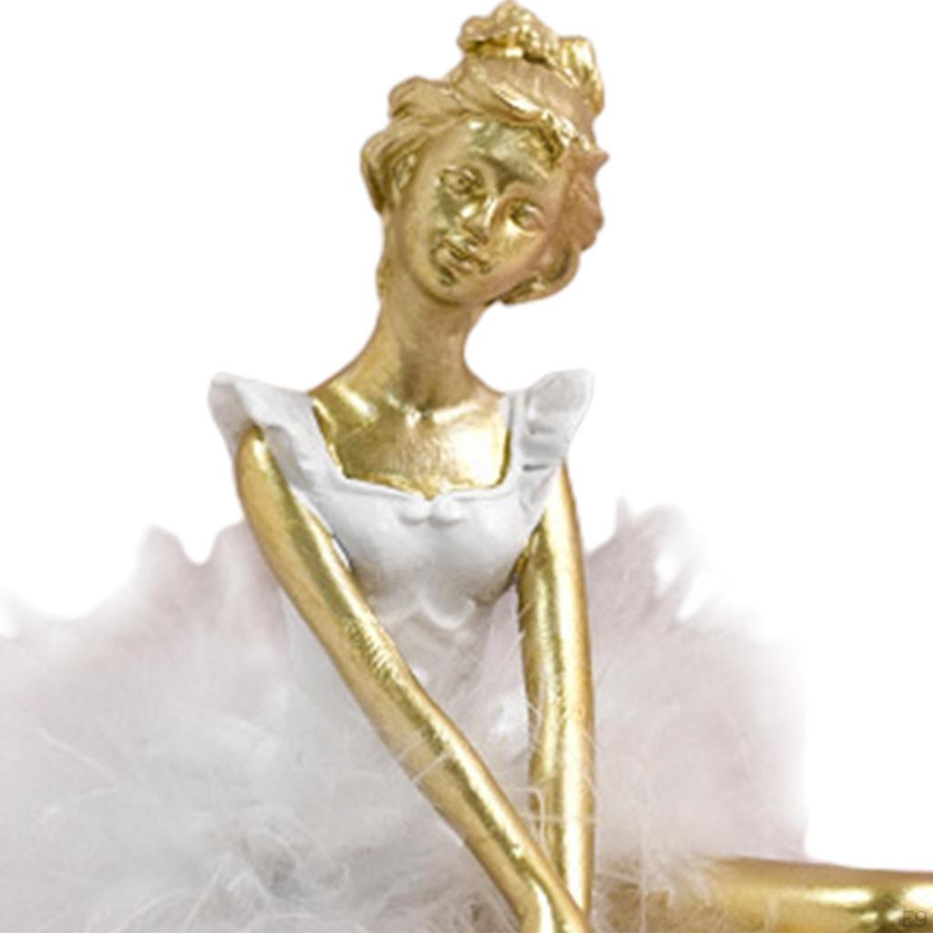 Ballerina Statue Ballet Dancer Sculpture Collection Statuette Creative Resin Girl Figurine