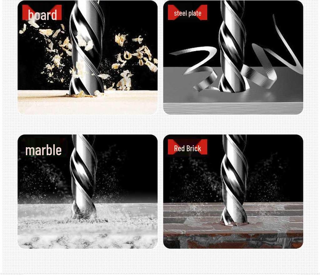 Industrial Electric Drill: High-Power, Dual-Speed, Lithium Battery, Impact Drill, Multi-Function Screwdriver