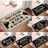 Funny Welcome Mats Please Take Off Your Shoes Mat for Entrance Indoor and Outdoor Doormat Novelty Gift Mat