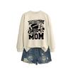 Football Cheer Mom Plus Size Loose Comfortable Hoodie