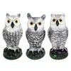 Flying Birds Waterproof Owl Bird Deterrent Sunscreen Plastic Material Fake Owl Outdoor Use Shaking Head Simulation Owl Lawn