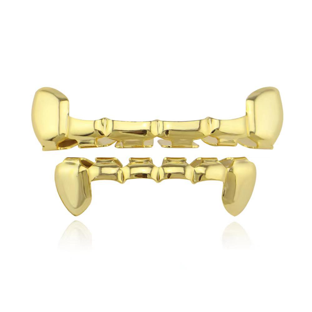 

European & American 18K Hip-hop Tiger Tooth Grillz - Fashion Trend Item
