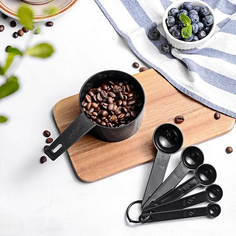 Manufacturer Measuring Spoon and Measuring Cup Baking Tool DIY Cake Baking Formula Milk Powder Spoon 5-Piece Scale Set Pl