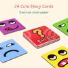 Kids Magic Face Changing Cube Toy Montessori Expressions Building Blocks Matching Puzzles Interactive Board Game Education Toys