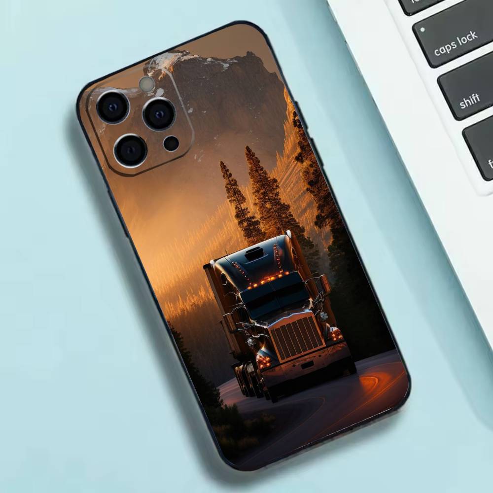 Cool Heavy Truck Car Phone Case Silicone Soft For IPhone 17 16 15 14 13 12 11 X XR Plus Pro Max Plus