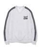 ANEWBROS Bro Name Mark Oversized Track V-Neck Sweatshirt 5 Colors [Anbv_9005]