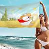 Cute M-Mixues Ice Cream & Tea Logo Big Microfiber Beach Towels Quick Dry Towel Sand Beach Towels Pool Towel for Travel Yoga