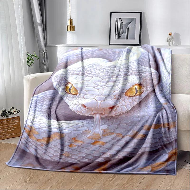 Soft Gothic Snake Serpent Python Viper Blanket for Bed Sofa Picnic Travel Office Cover Kids Gift Throw Blanket