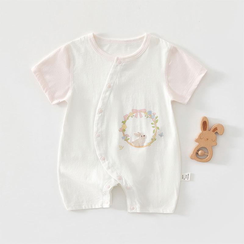 Dünner Stil Sommer Baby Strampler Kurzarm Body für Neugeborene