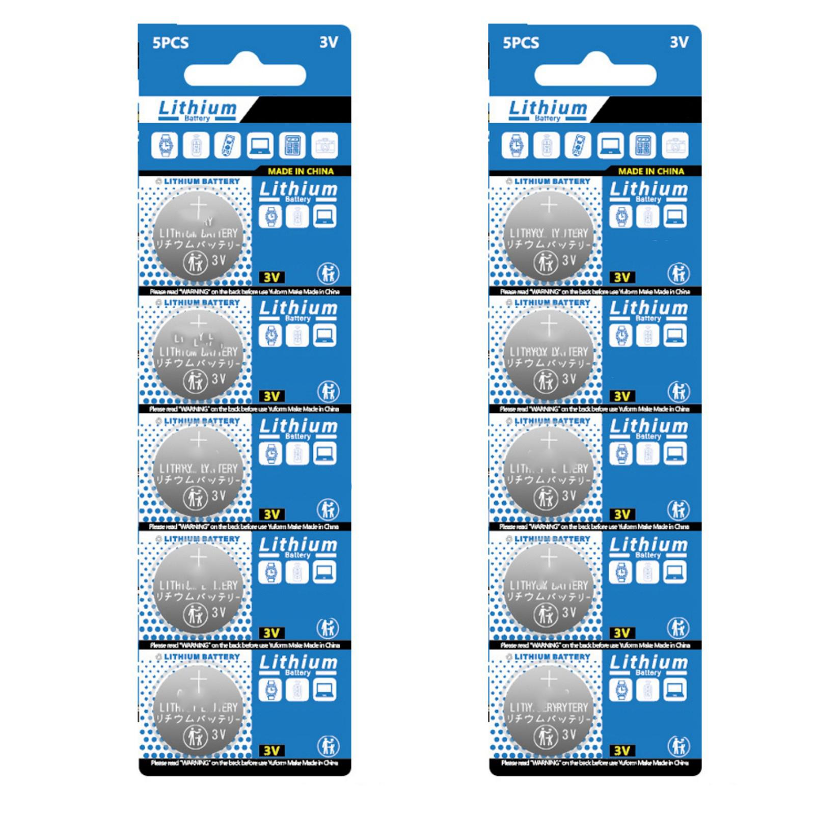 

Высокопроизводительные литиевые батарейки CR2032 3 В для игрушек, камер, часов и электронных гаджетов