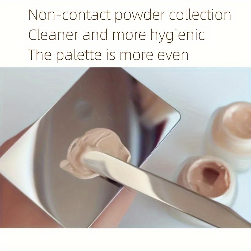 Stainless Steel Makeup Foundation Make-up Shovel Ring Color Mixing Plate Color Mixing Stick Facial Mask Scraper