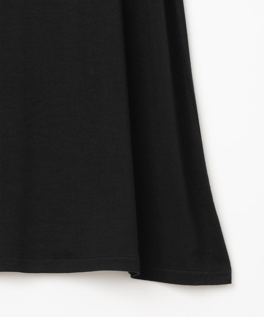 MILLO WOMEN Folding Strap Maxi Skirt [Black]