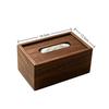 Hochwertige Walnussholz-Taschentücherbox, Schiebeschubladen-Stil, für Wohnzimmer, Hotel, Aufbewahrungsorganizer, Elegantes, traditionelles Design
