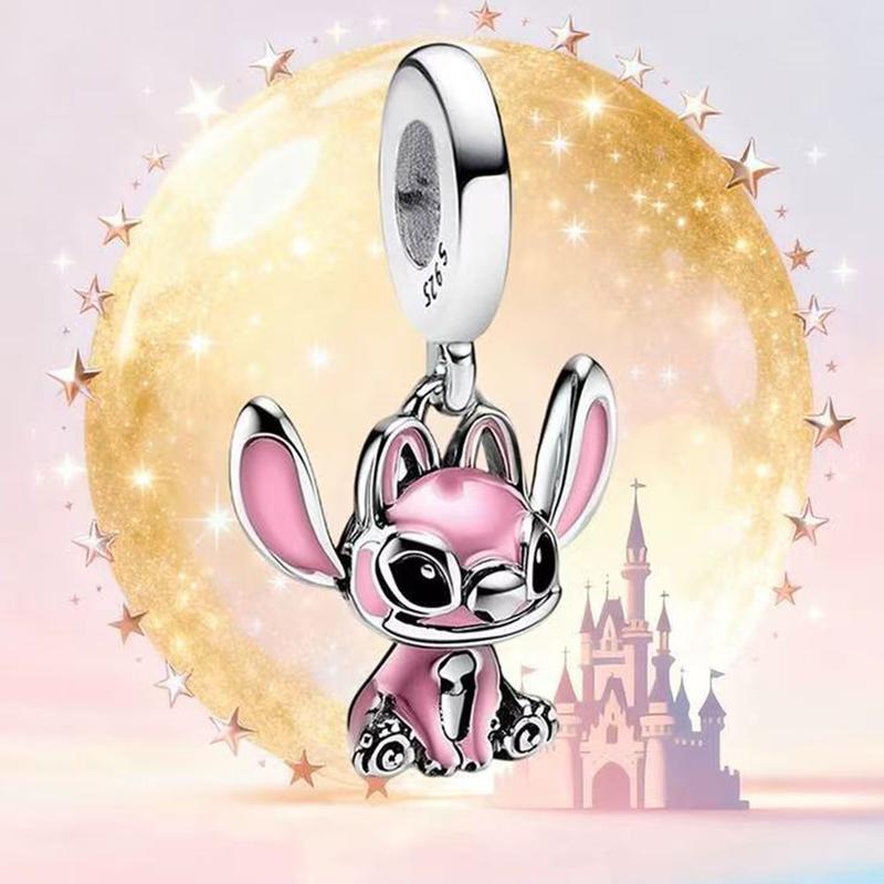 Charms Silver 925 Stitch Bead Fits 3mm Bracelet Bangle Necklace For Women Pendant Luxury DIY Jewelry Making Gift