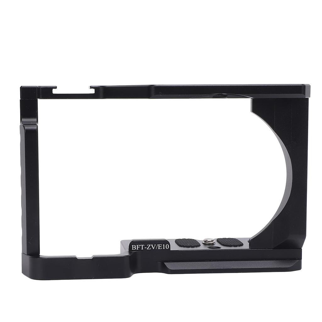 Kamerabur för ZV-E10 Aluminiumlegering Video Rig Expansionsram med Cold Shoe-fäste 14 38 tum