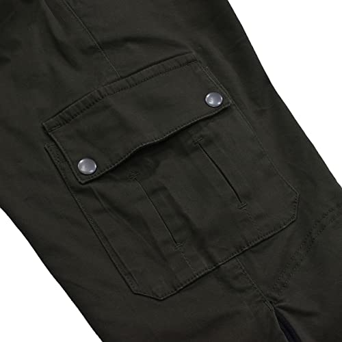 Komine Motorcycle Pants PK-753 Protective Cotton Jogger Pants Black M