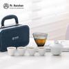 Nanshan Xiansheng Light Luxury Ceramic Gongfu Tea Set with Travel Case