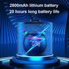 Portable Cute Little Devil AI Smart Bluetooth Speaker 3D Stereo Subwoofer Mini LED Digital Clock Alarm Clock Waterproof HIFI Music Box