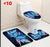Bathroom Floor Mat Bathroom Mat Toilet Three-Piece Set
