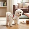 Pet Dog Sleeveless Belly Warmer Pajamas Polka Dot Print Soft Cotton Small Breed Clothing