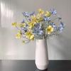 Artificial Gesang Flower Single Branch 4 Fork Queen Cosmos Fake Flower Silk Flower Bouquet Living Room Wedding Home Decoration