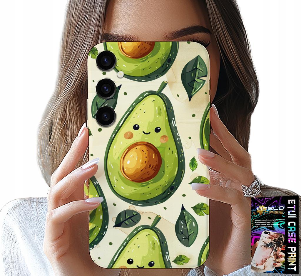 Etui Do Samsung Galaxy A04S - Słodkie Uśmiechnięte Awokado Obudowa