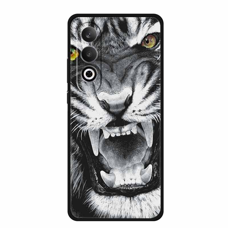 Für OnePlus Nord CE4 Hülle Weiche Schwarze Silikonhüllen Abdeckung für OnePlus Nord CE 4 5G Cartoon Tier Funda 6.7" 1+ Nord CE4 Abdeckung