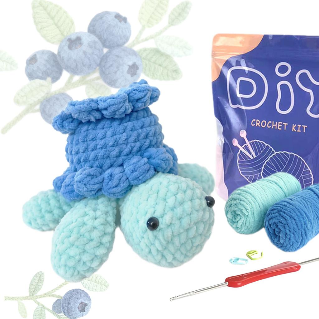 Turtle Knitting Kit for Beginners, Perfect Gift Idea for Craft Enthusiasts(Accessories In Random Color)