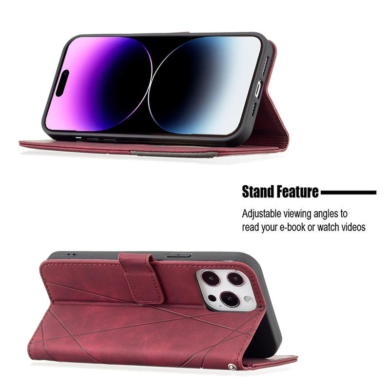 Wallet Magnetic Anti-fall Flip Leather Case For iPhone Samsung Galaxy Xiaomi Redmi Huawei Honor Google Infinix Sony Oppo Realme vivo Nokia