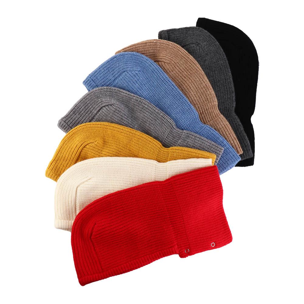 Outdoor Bonnet Hat Scarf Ear Protection Pullover Cap Women Winter Cap Knitted Hats Beanies Hat