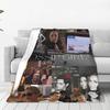 Gossip Girl TV Series Blankets Serena Woodsen Wool Awesome Warm Throw Blankets for Home Winter Couch