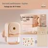 Kaba Bear Hand-Crank Cute Cartoon Pencil Sharpener for Kids - Effort-Saving and Perfect for Elementary Students.