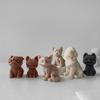 Animal Silicone Candle Mold DIY Anger Puppy Poodle Dog Labrador Retriever Gypsum Beeswax Mould Aromatherapy Candle Making Tool