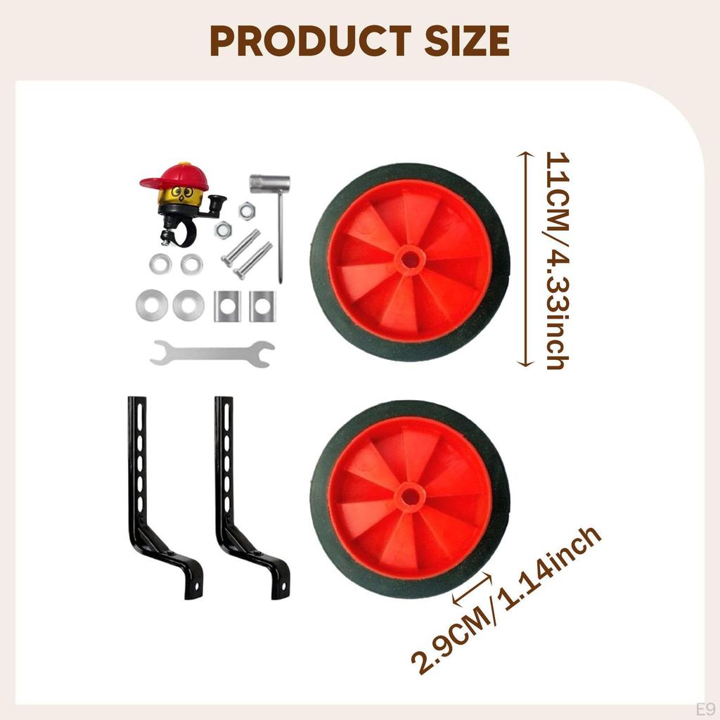 Kids Bike Training Wheels Auxiliary Wheels,Portable,Replacement,Cycling Accessories Heavy Duty