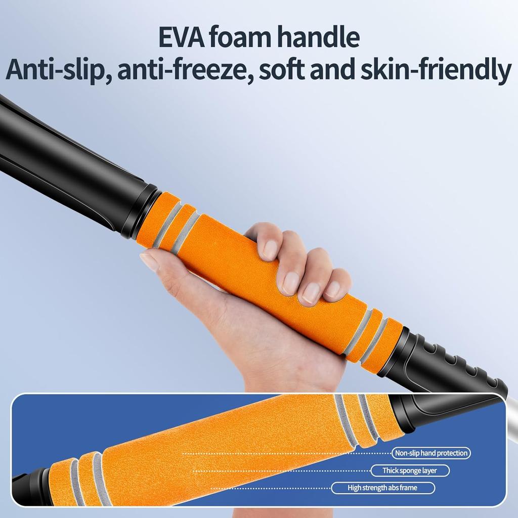 Car Windshield Ice Scraper With Snow Brush, Snow Removal Squeegee For Automotive, Exterior Dust Remover Brushes And Brooms, Essential Winter Car