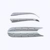 For - Toyota Highlander ABS Chrome Rear Window Spoiler Side Cover Trim
