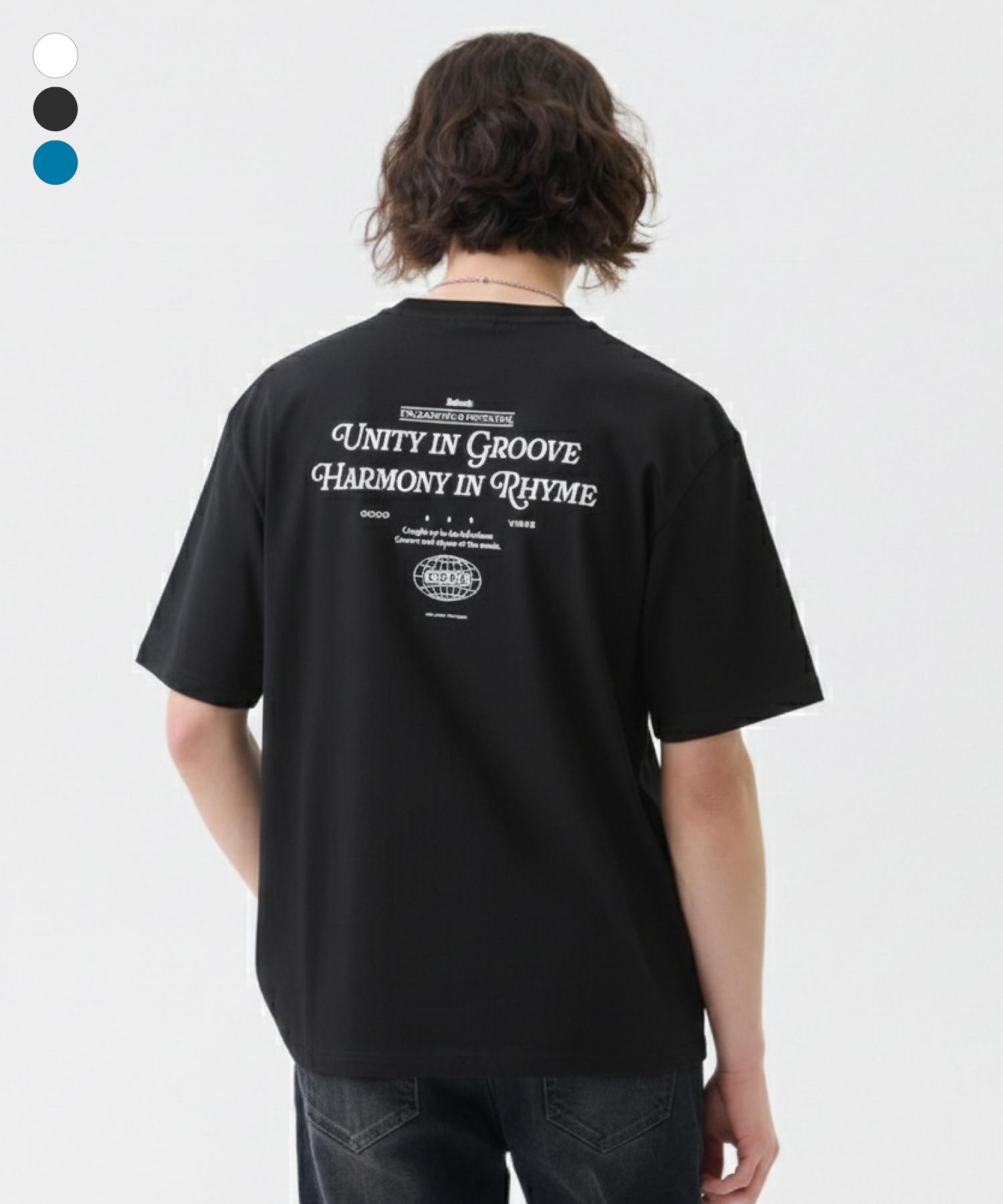 Groove Lime Unity In Groove Short Sleeve T-Shirt (Lrsmctr730M) Black/S/Free