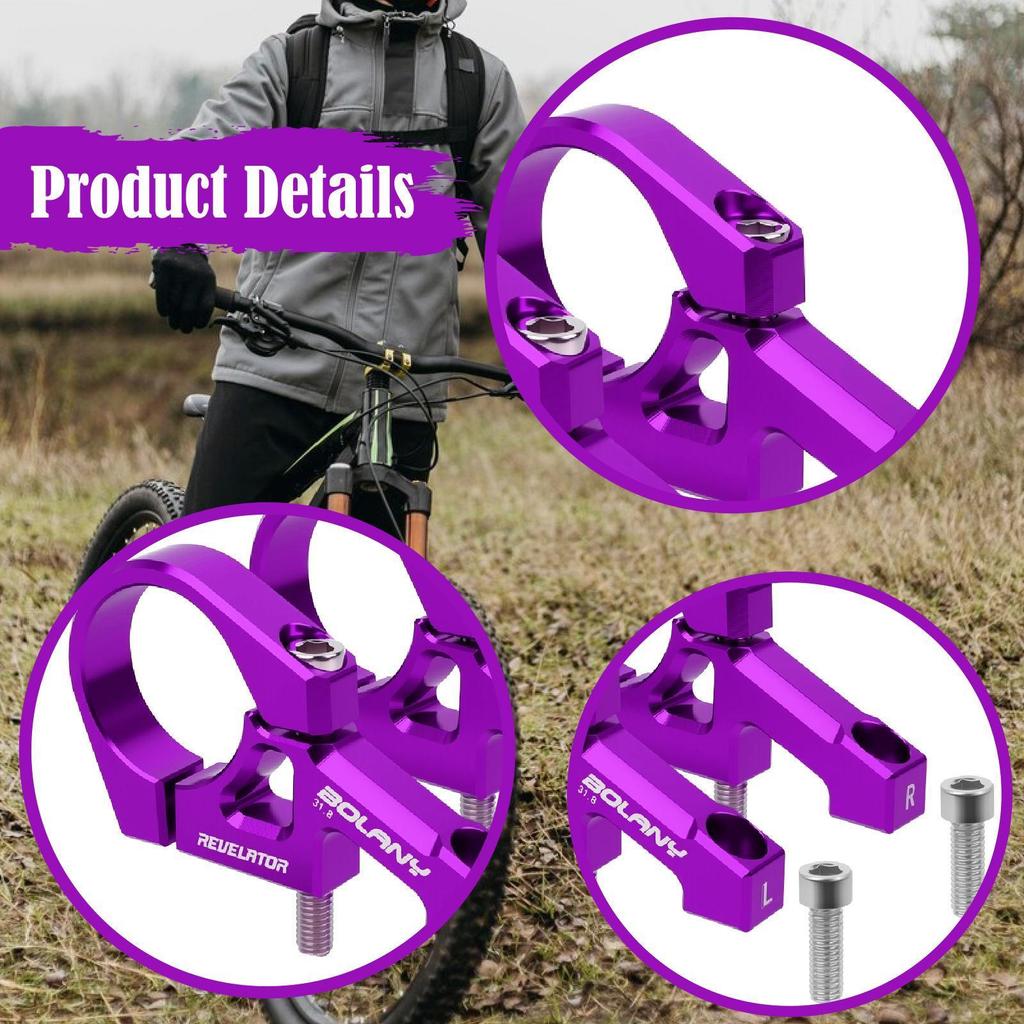 1 Pair , Direct Replacement Bicycle Handlebar Stem, Aluminum Alloy, Easy Installation, 31.8mm, for