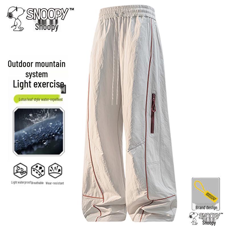 SNOOPY Men s Summer Ice-Feel Quick-Dry Casual Sports Pants XL