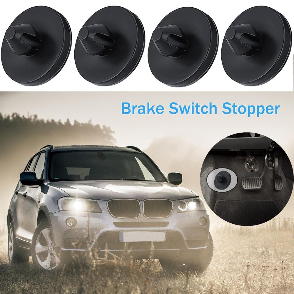 10 Stück Schwarze Lampe Auto Bremspedal Pad Polster Bremslicht Schalter Anschlag Kupplung
