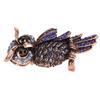 Owl Brooch Pin Sparkling Fashionable Unisex Rhinestone Vintage Owl Brooch for Party Travel ZT1124 55