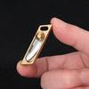 Portable Mini Push Knives Brass Pocket Knife for Men Keychain Unpacking Cutter Outdoor Survival Oblique Multitool EDC Tools