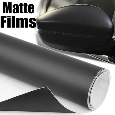 Car Matte Black Vinyl Film Stickers Auto Body Styling Wrap Films Universal DIY Auto Motorcycle Decor Decals 30x100cm