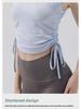 Women's Sleeveless Slim Fit Jacquard Sports Vest for Running, Yoga, and Pilates