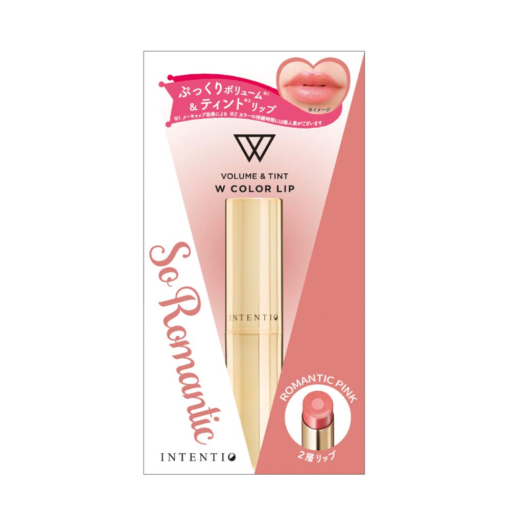 

INTENTIO Double Color Lip G W9 ROMANTIC PINK Sparkling Pink Lipstick 3.5g