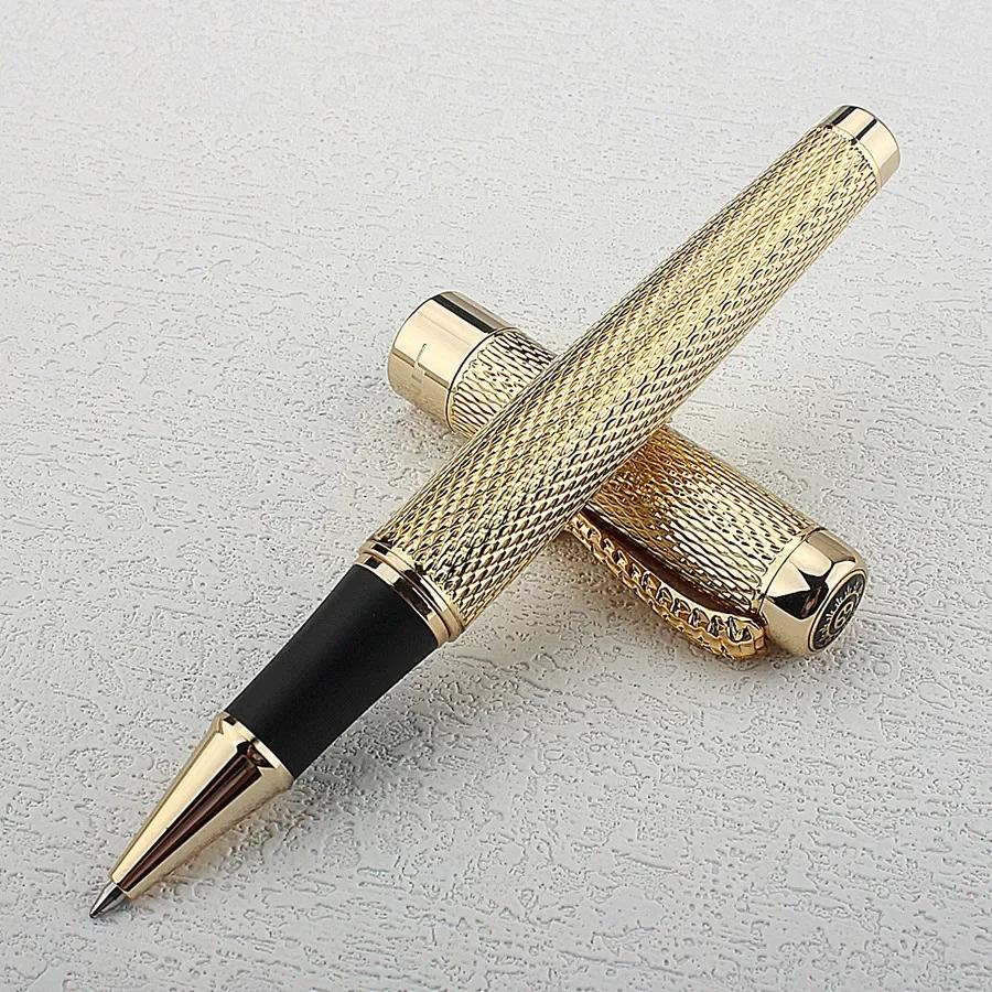 

Jinhao 1200 Металлический набор роллеров с чернилами в коробке Золотой/Серебряный Деловые Офисные Школьные принадлежности Шариковая ручка