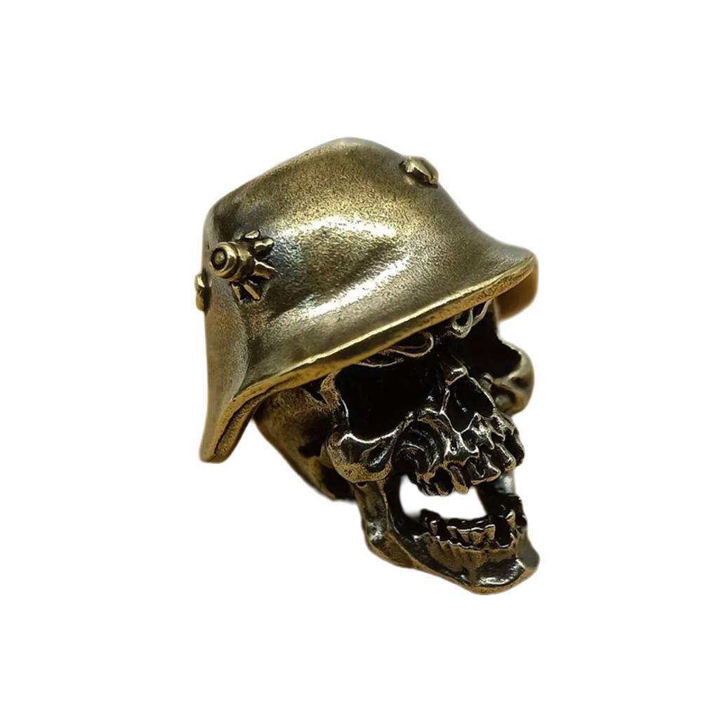 Helmet Skull Soldier Shape Parachute Cord Beads Lanyard Bead Fashion Charm Beads for DIY Lanyard Keychains Pendants